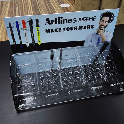 De Vertoningshouders van douane Acrylpen display stand acrylic pen voor Bedrijfpersoneel