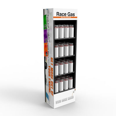 kwaliteit  Aerosol Paint Metal Display Stands Combustion Improver Metal Display Rack Fabriek