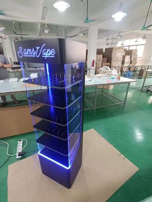 Achtergrondmontage Acrylisch schermrek LED-schermstand voor elektronische producten